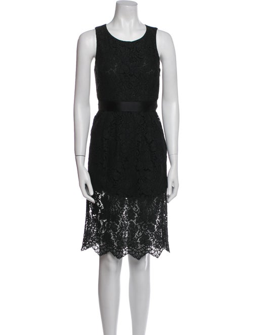 Burberry London Lace Pattern Knee-Length Dress