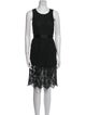Burberry London Lace Pattern Knee-Length Dress