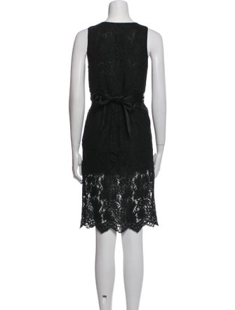 Burberry London Lace Pattern Knee-Length Dress