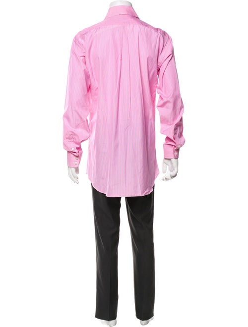 Burberry London Striped Long Sleeve Dress Shirt