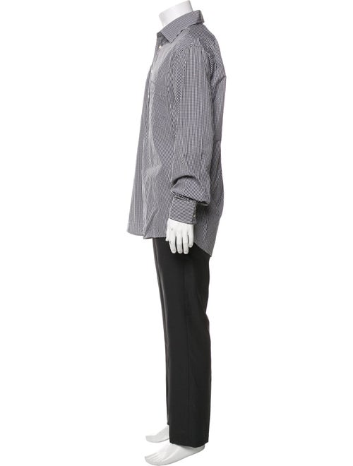 Burberry London Plaid Print Long Sleeve Shirt