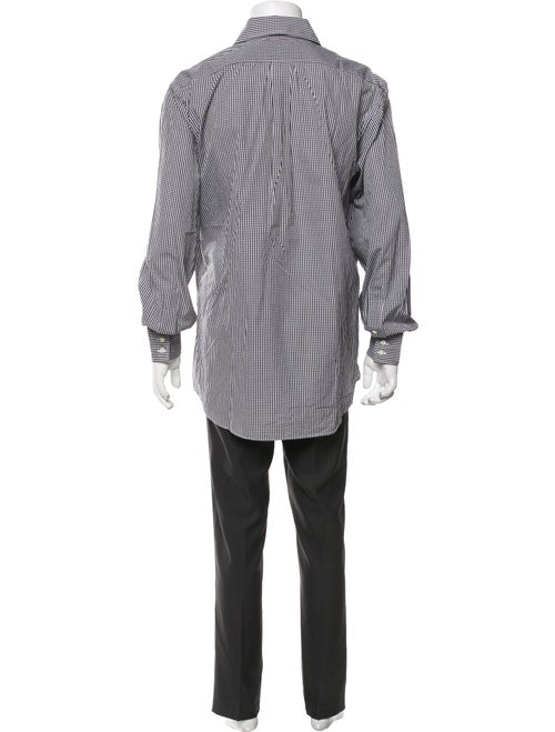 Burberry London Plaid Print Long Sleeve Shirt