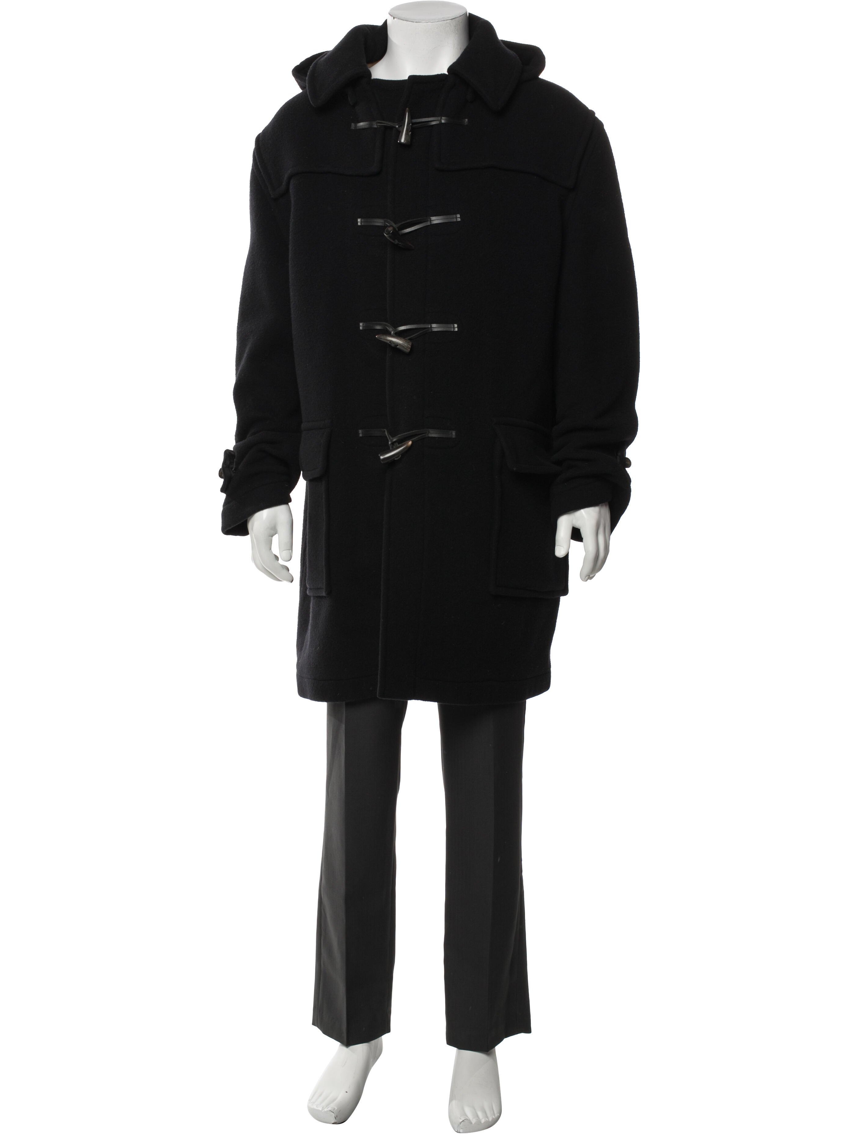 Burberry London Nova Check Pattern Wool Parka