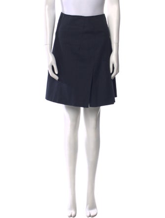 Burberry London Pleated Accents Mini Skirt
