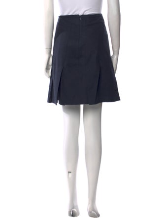 Burberry London Pleated Accents Mini Skirt