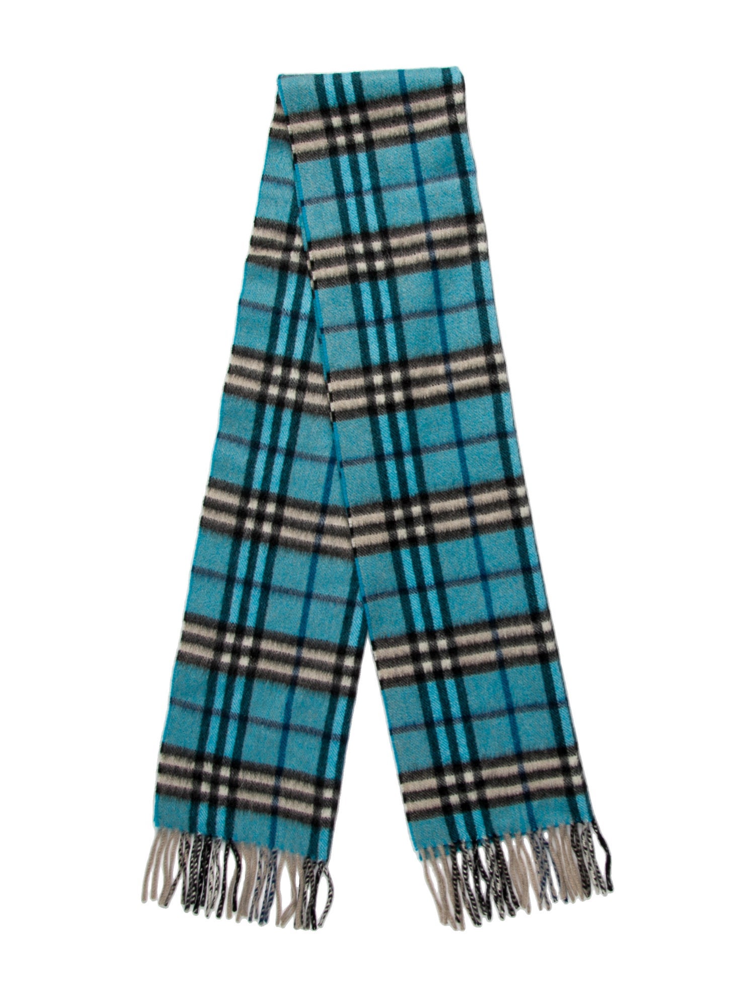 Burberry London Cashmere Striped Scarf