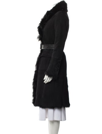 Burberry London Shearling Fur Coat