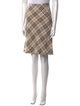 Burberry London Linen Knee-Length Skirt