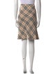 Burberry London Linen Knee-Length Skirt