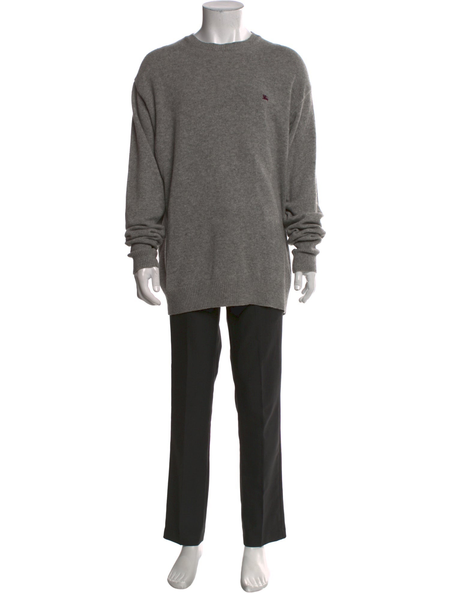 Burberry London Merino Wool Crew Neck Pullover