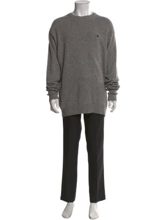 Burberry London Merino Wool Crew Neck Pullover