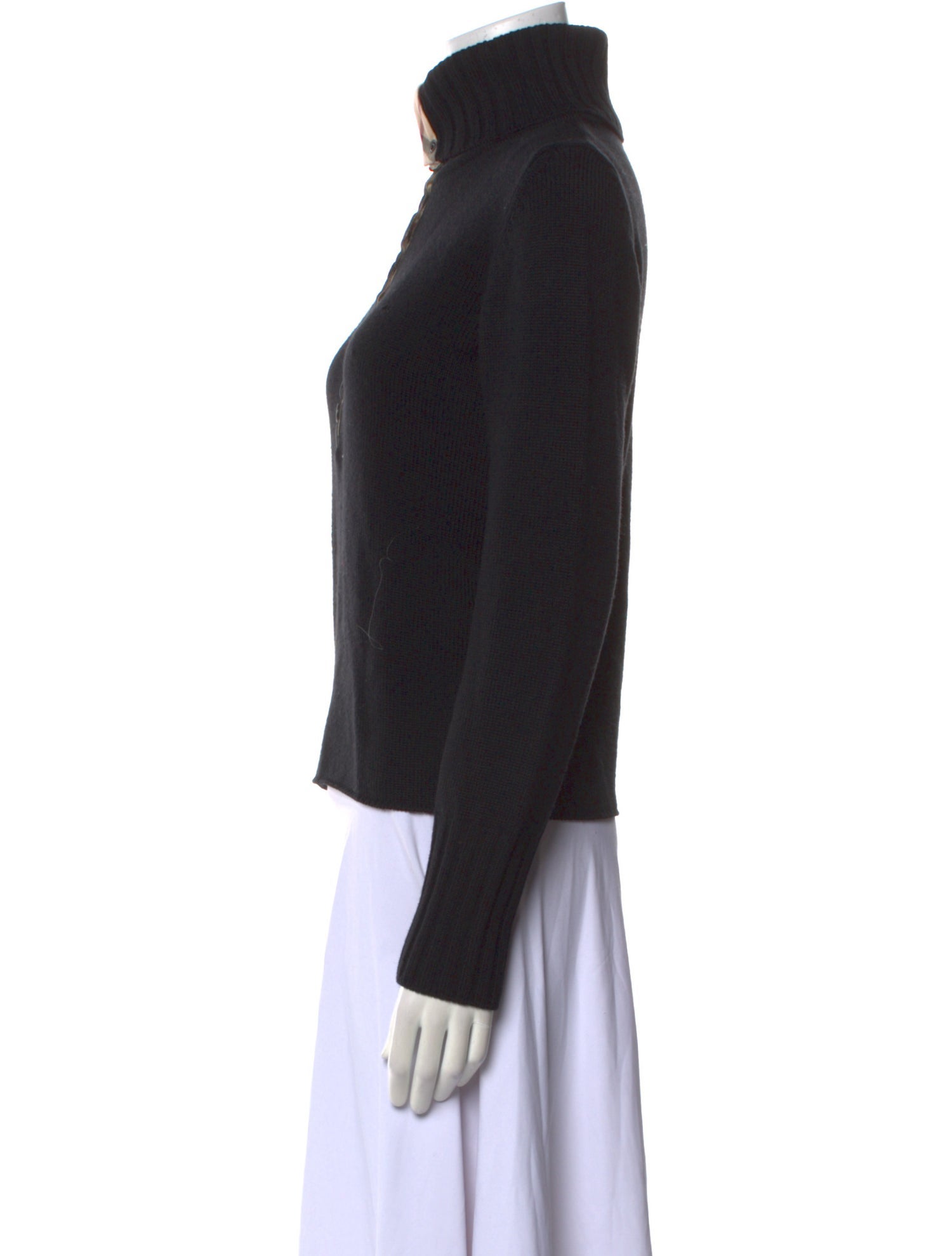 Burberry London Merino Wool Mock Neck Sweater