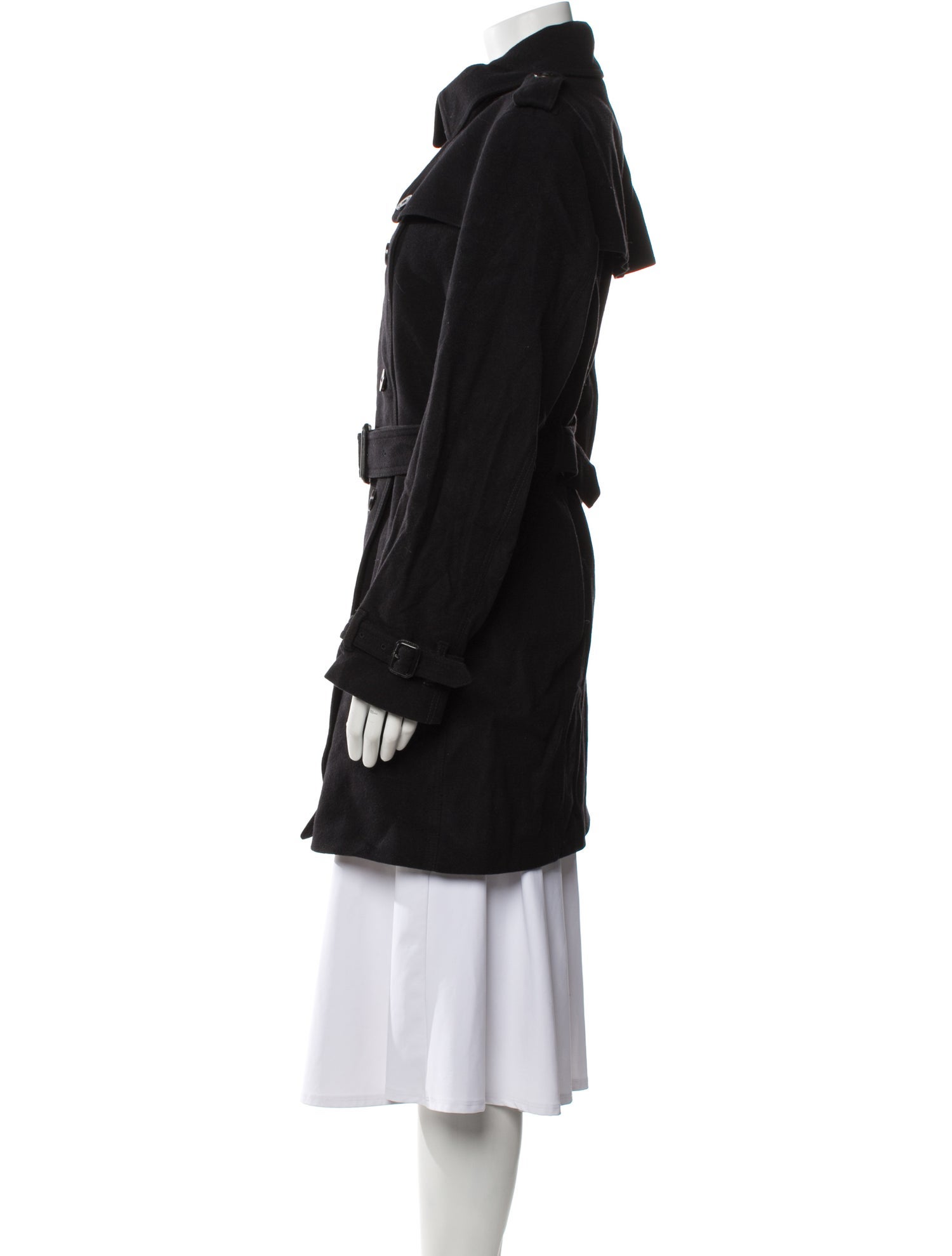 Burberry London Virgin Wool Trench Coat