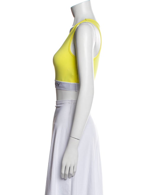 Burberry Nylon Graphic Print Crop Top