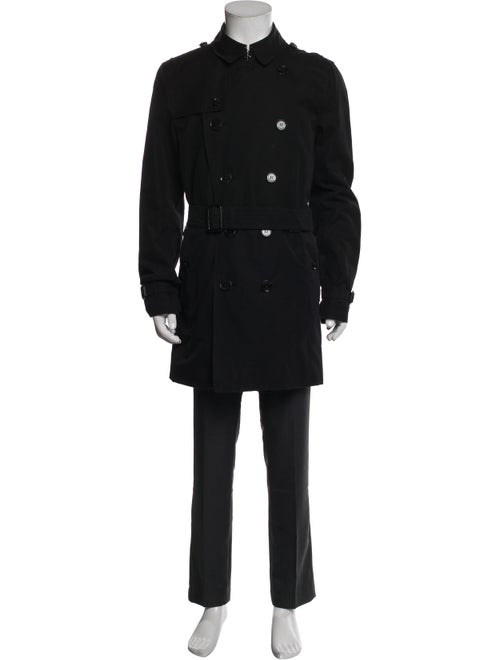 Burberry London Exploded Check Pattern Trench Coat