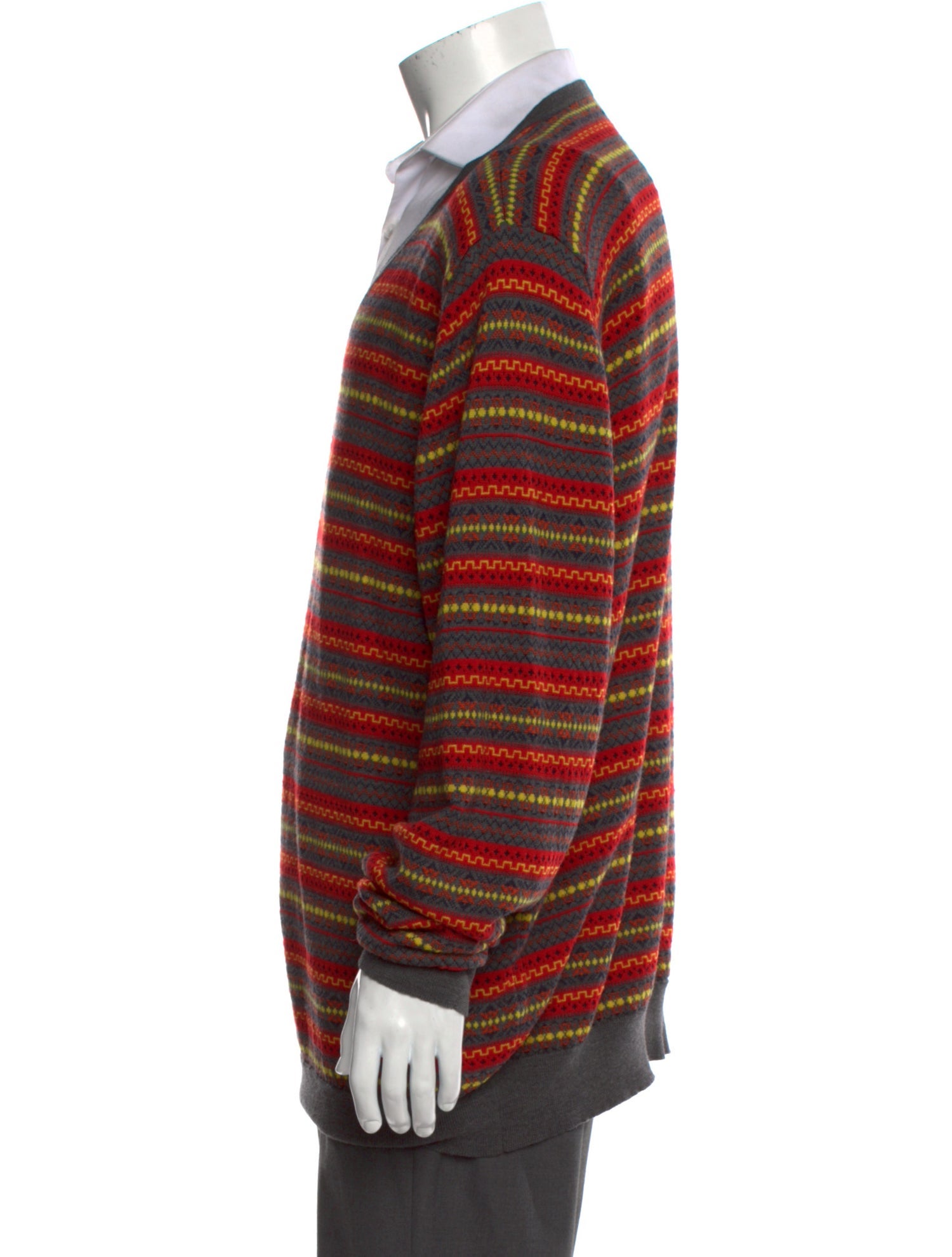 Burberry London Merino Wool Striped Pullover
