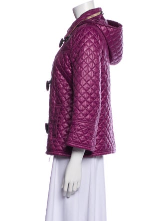 Burberry London Nylon Printed Evening Jacket