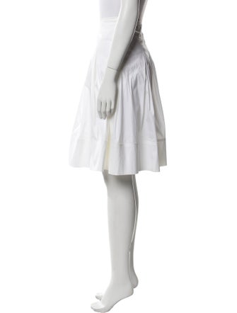 Burberry London Pleated Accents Knee-Length Skirt
