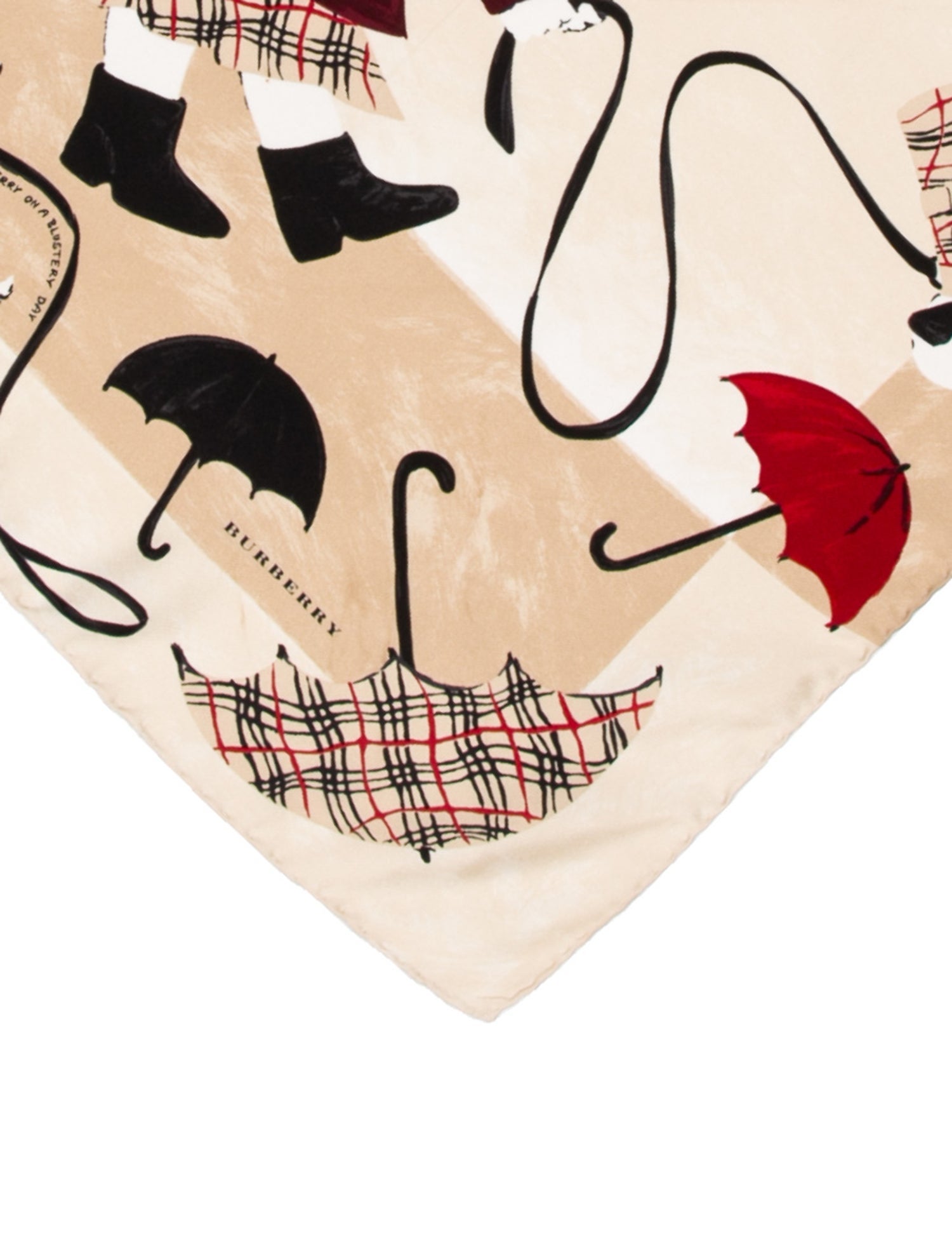 Burberry London Silk Printed Scarf