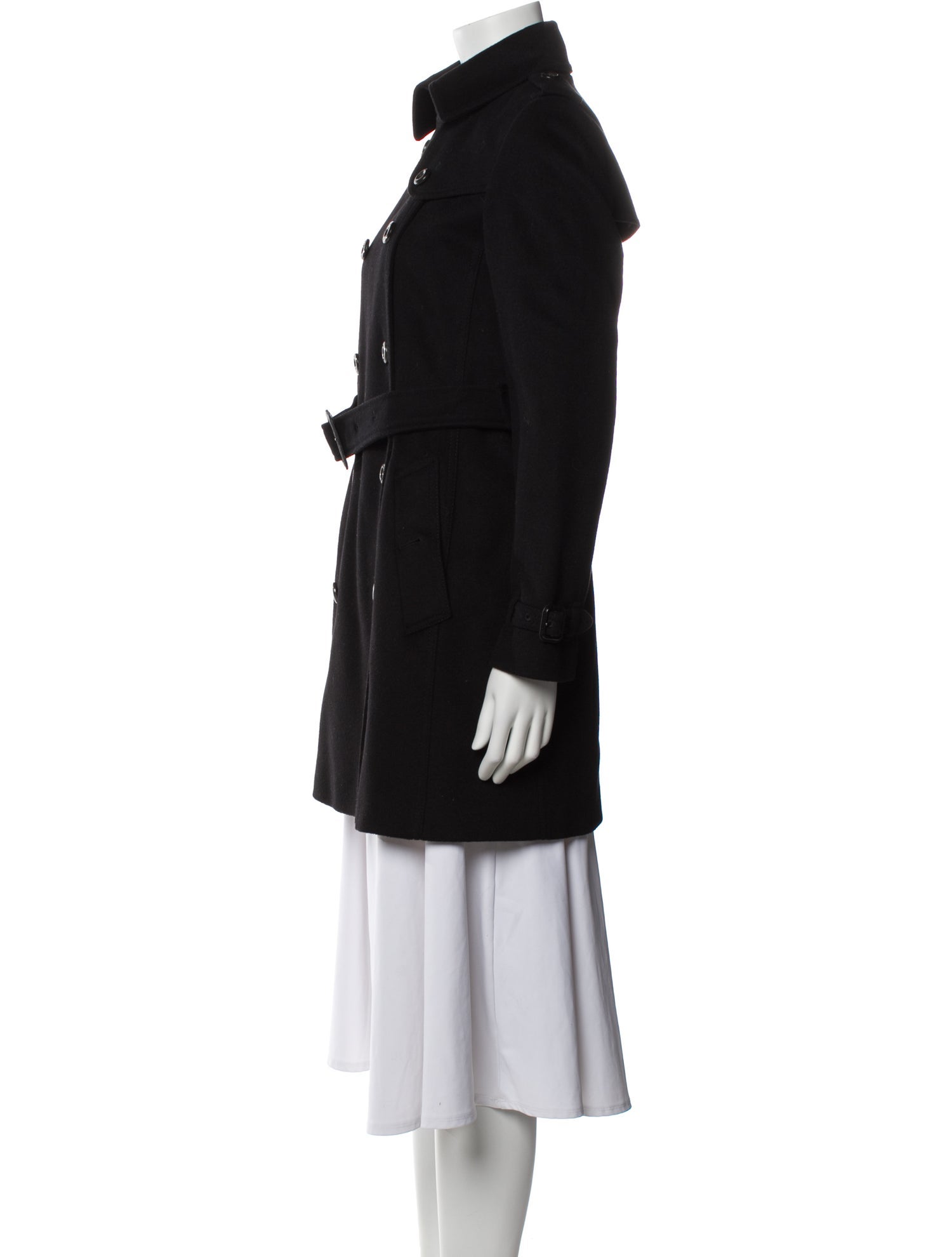 Burberry London Virgin Wool Trench Coat