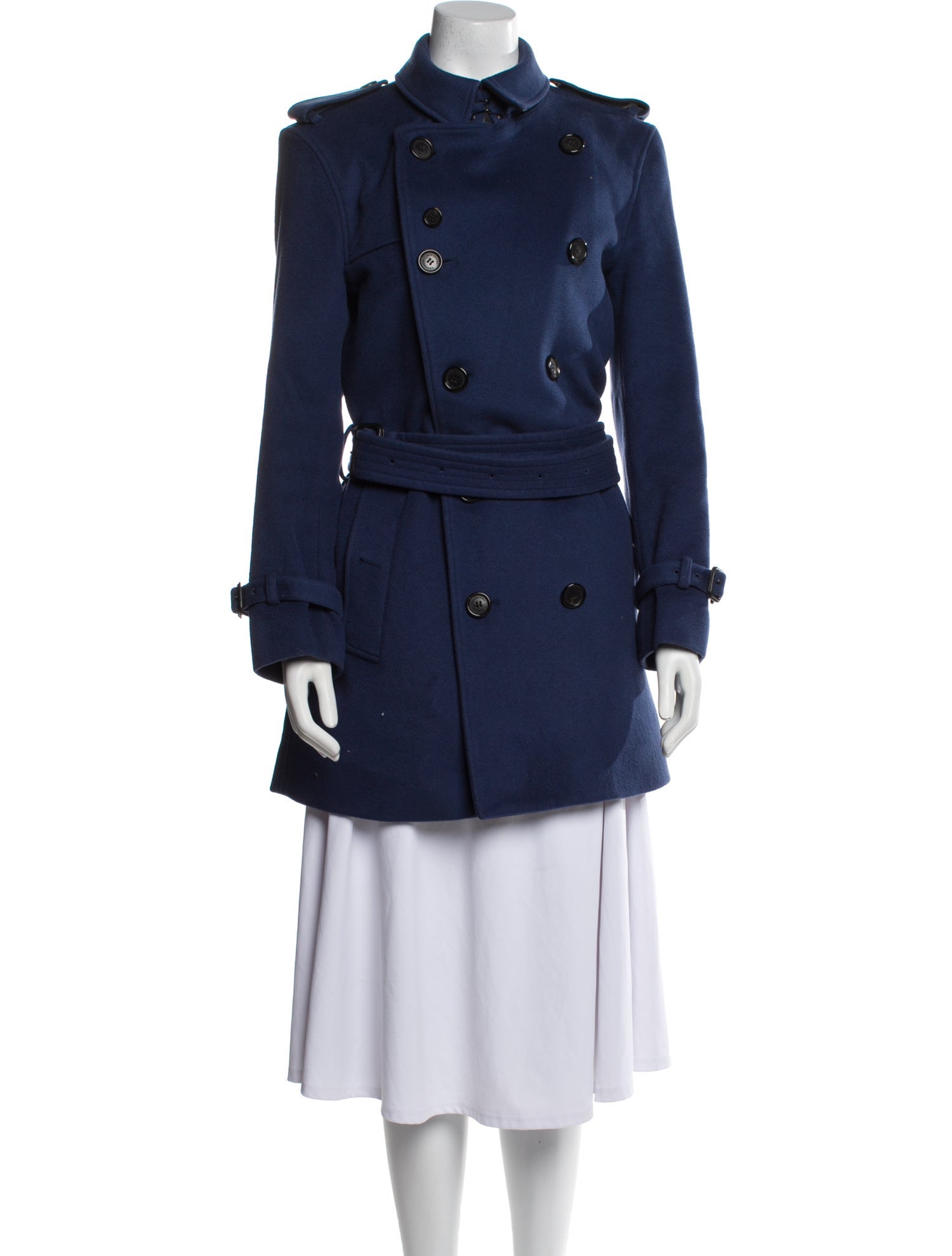 Burberry London Virgin Wool Trench Coat