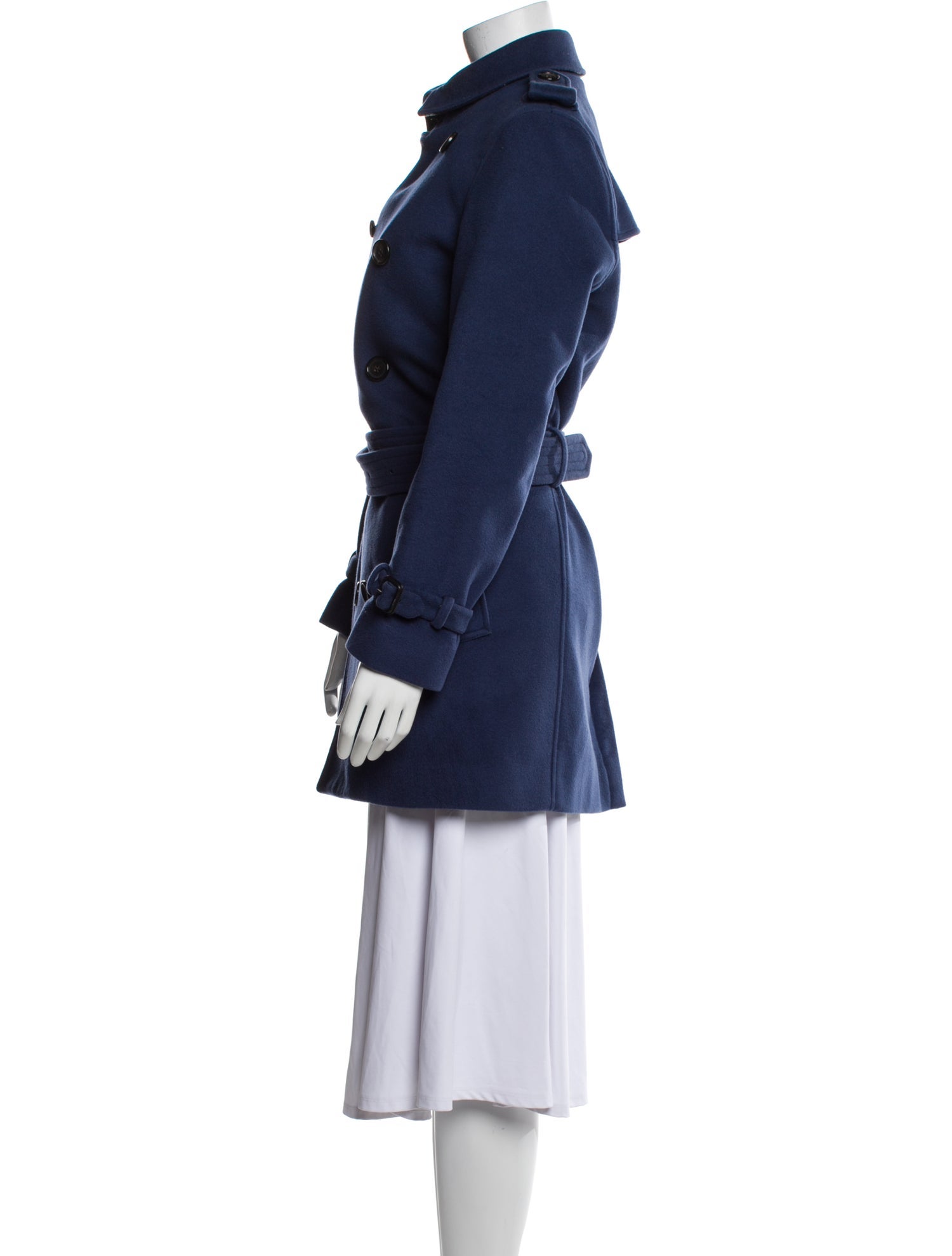 Burberry London Virgin Wool Trench Coat