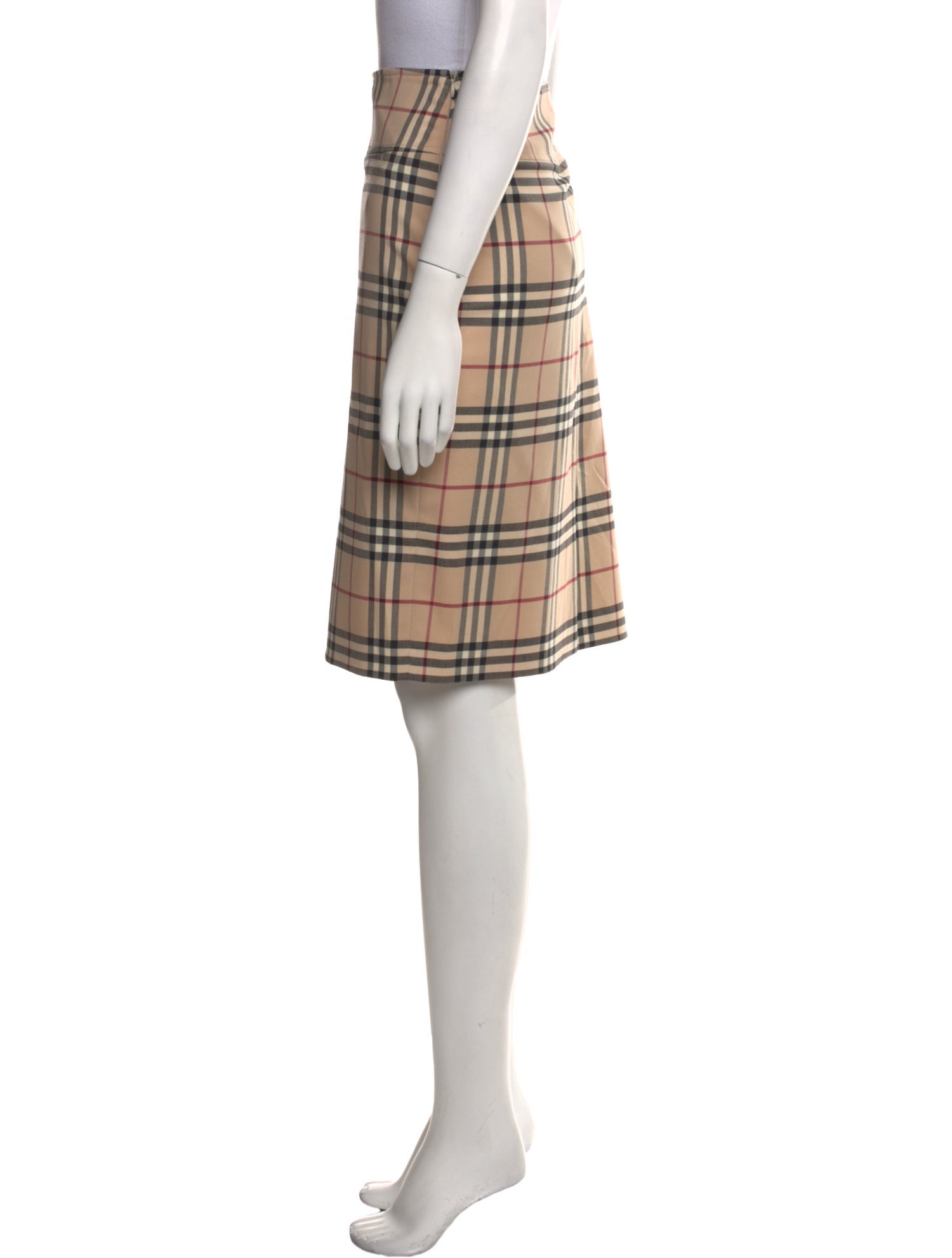 Burberry London Wool Knee-Length Skirt