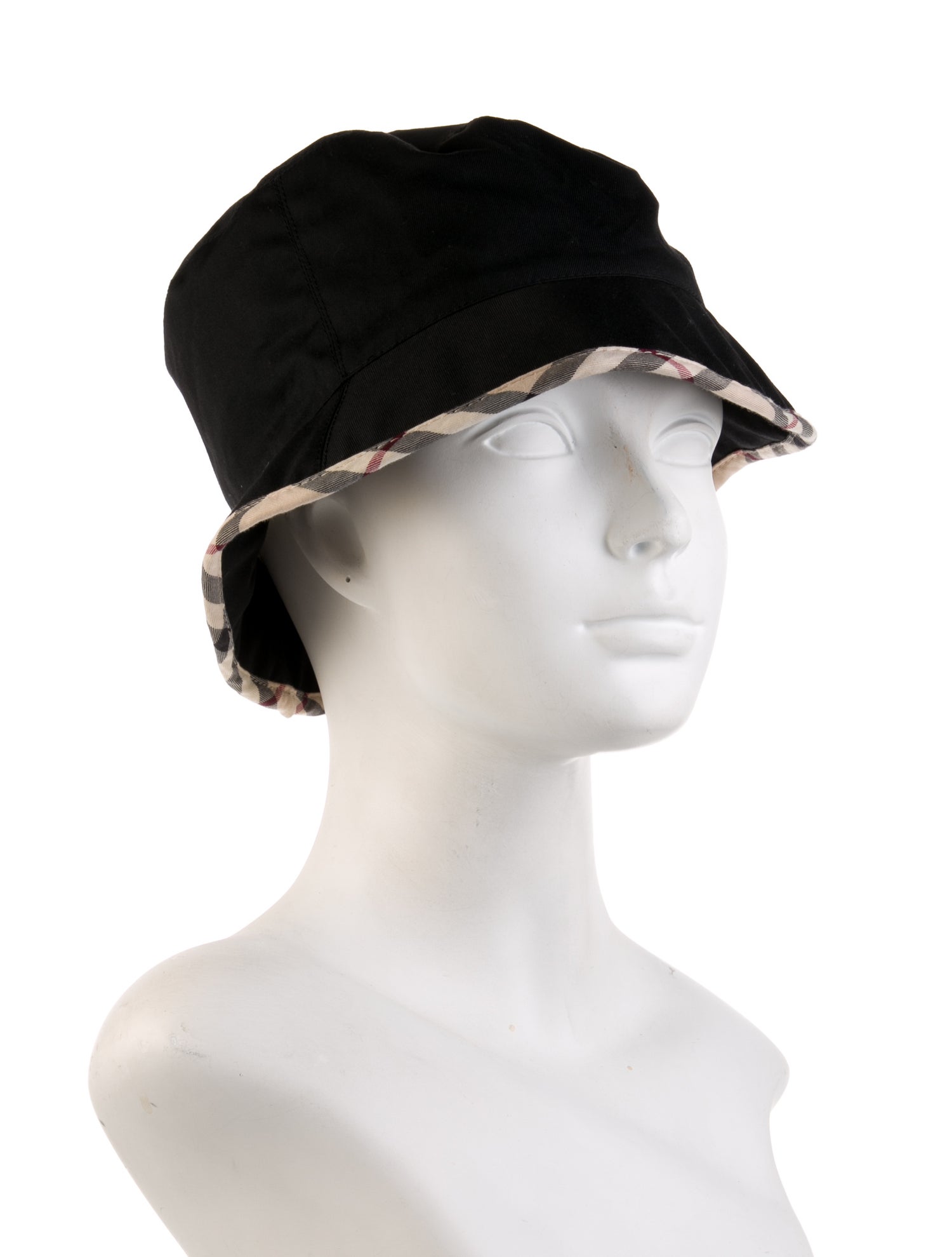 Burberry London Cotton Blend Bucket Hat