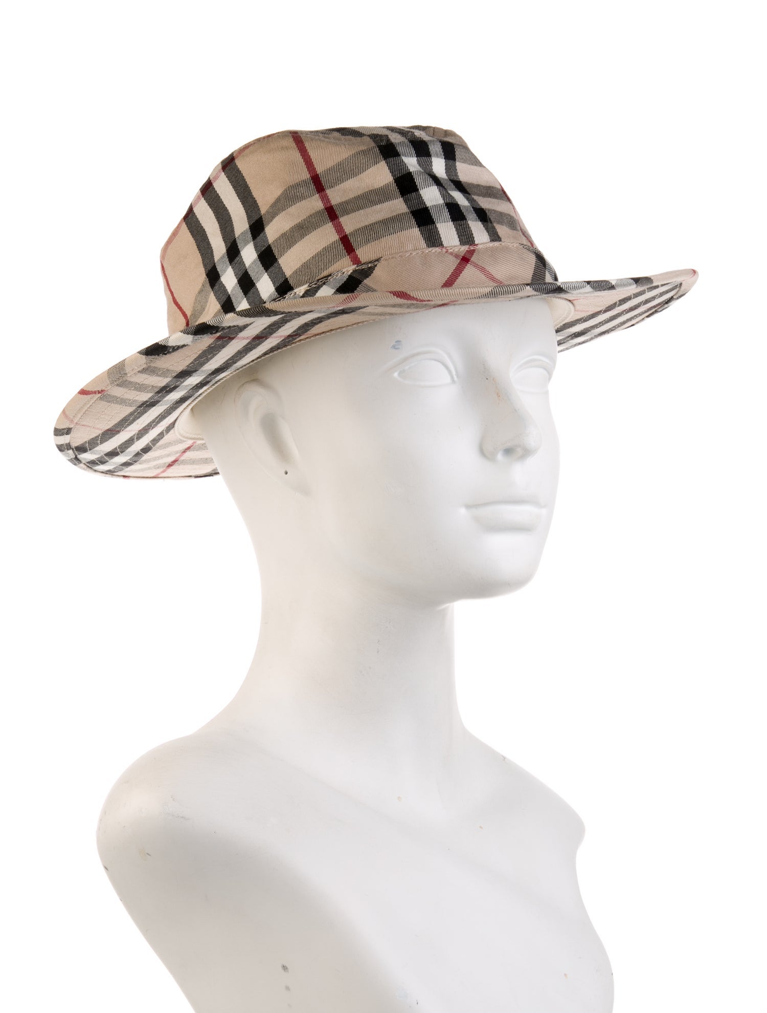 Burberry London Pattern Print Fedora Hat