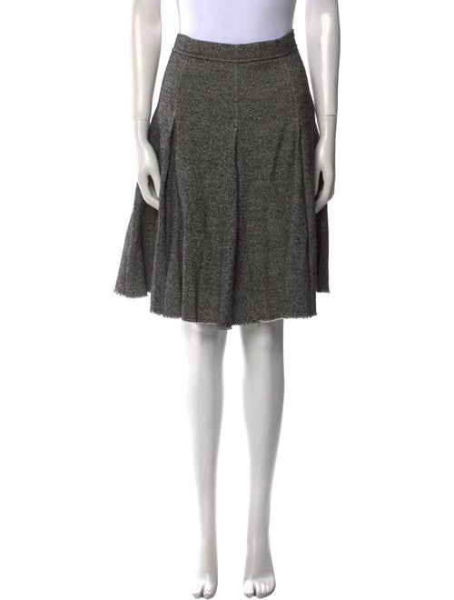 Burberry London Wool Knee-Length Skirt