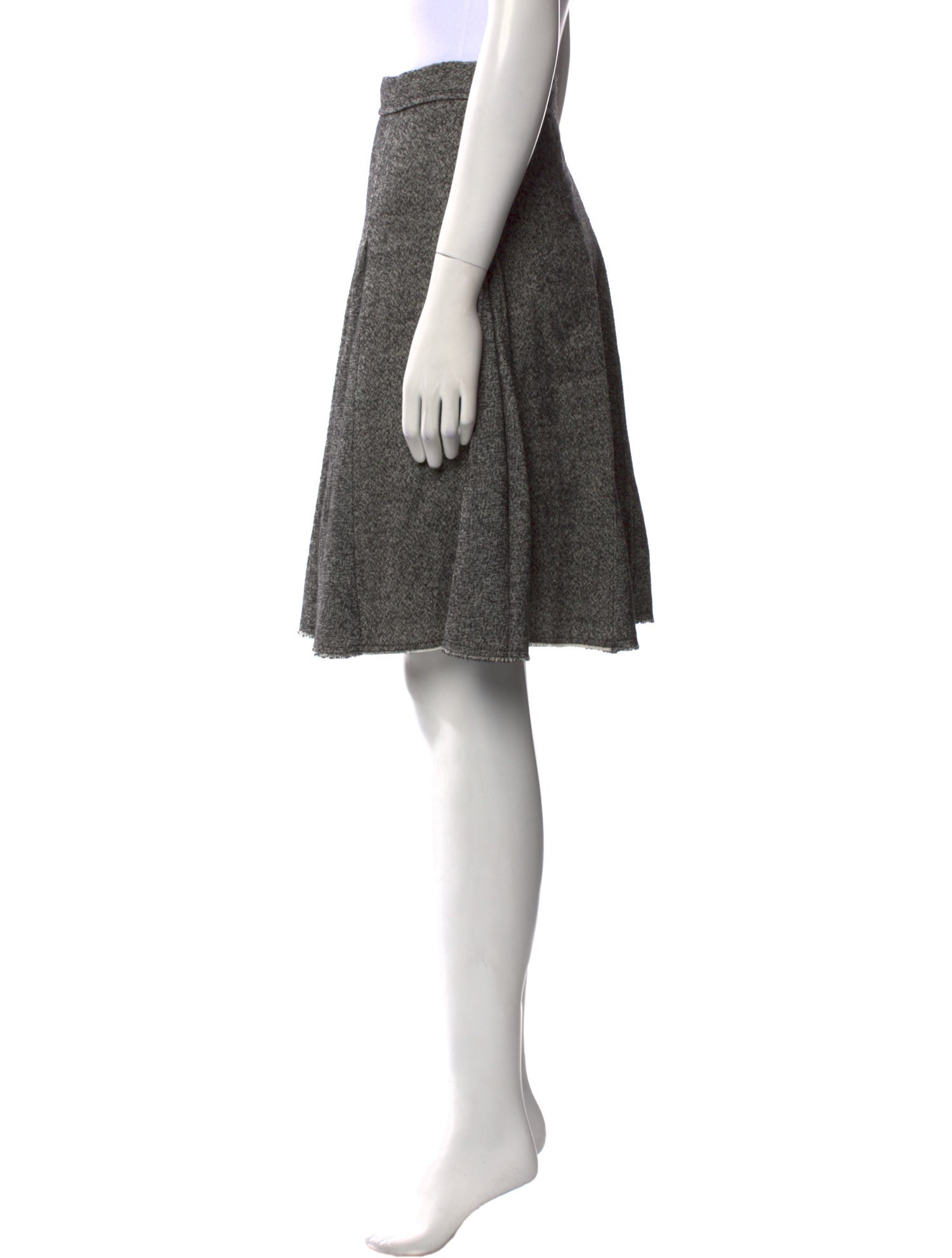Burberry London Wool Knee-Length Skirt