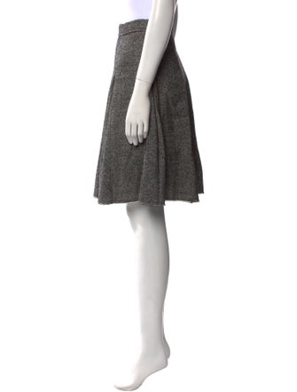 Burberry London Wool Knee-Length Skirt