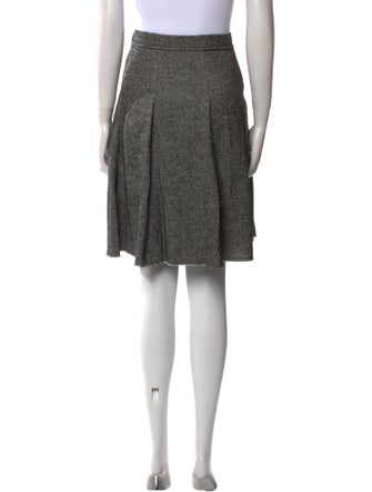 Burberry London Wool Knee-Length Skirt