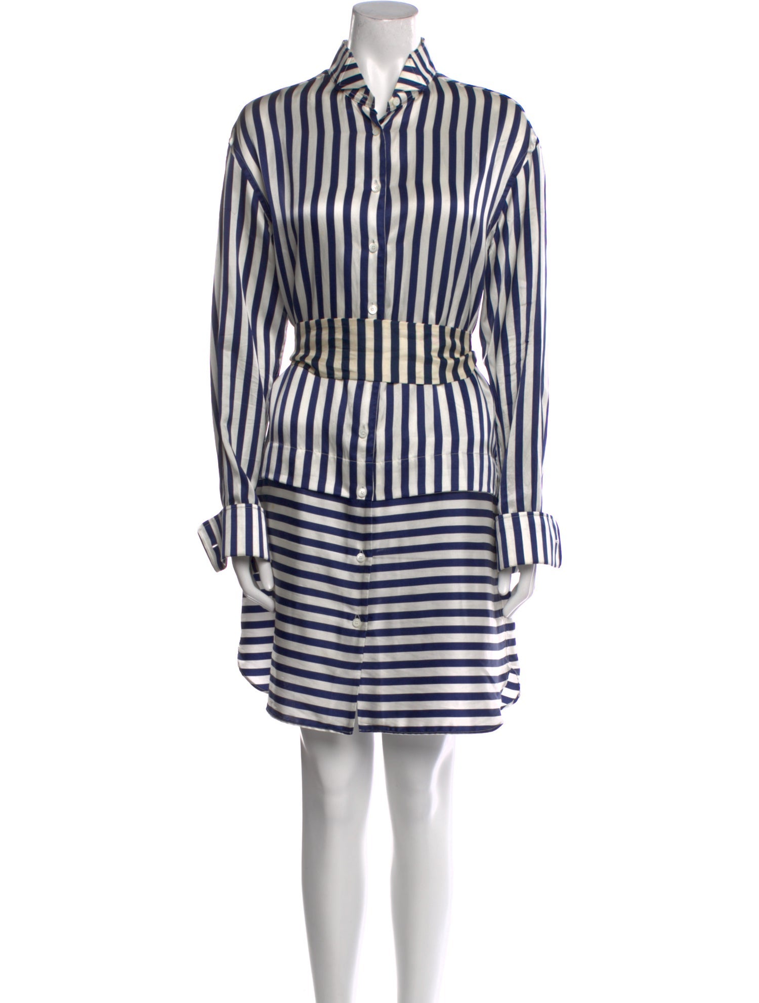 Burberry London Silk Knee-Length Dress