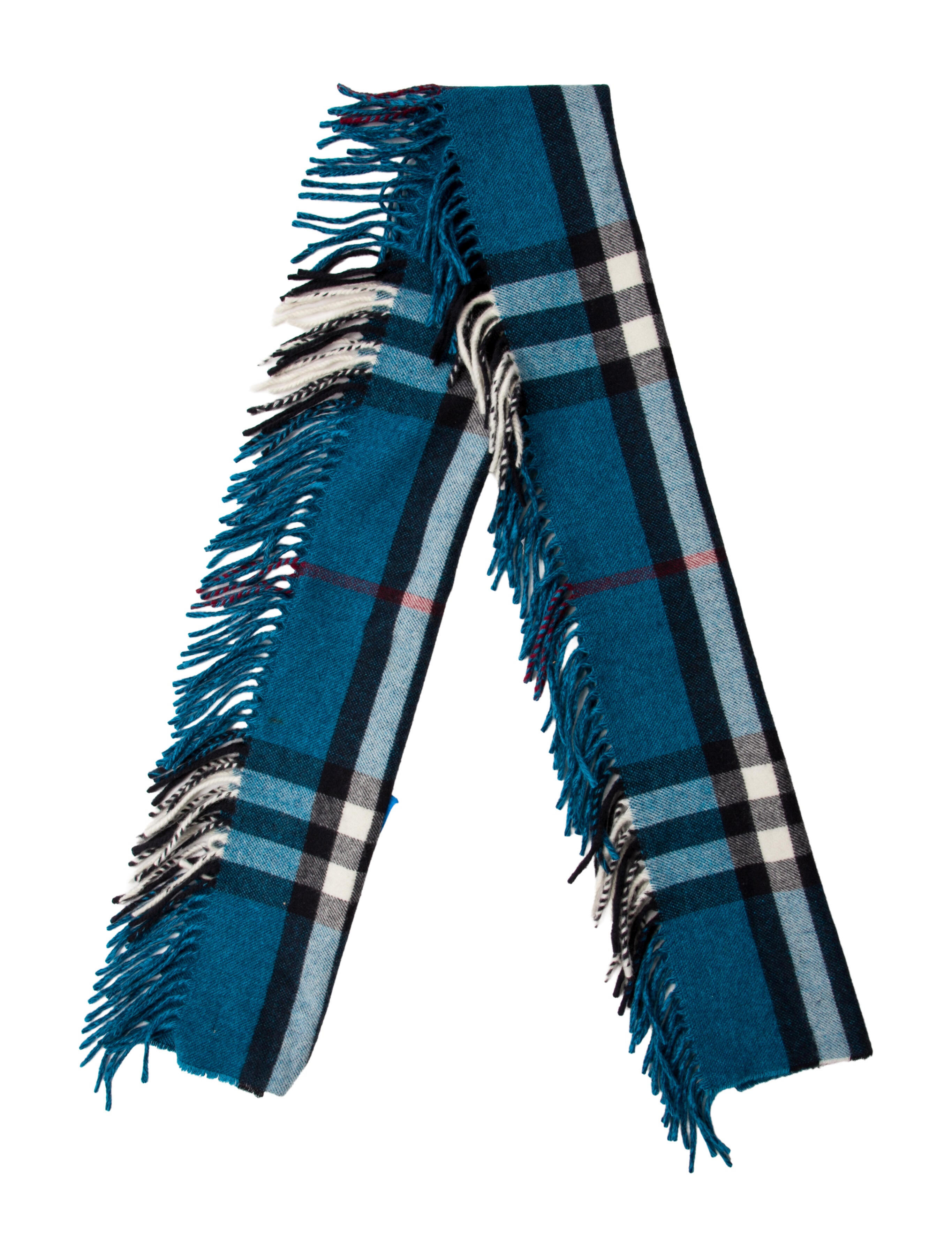 Burberry London Cashmere Striped Scarf