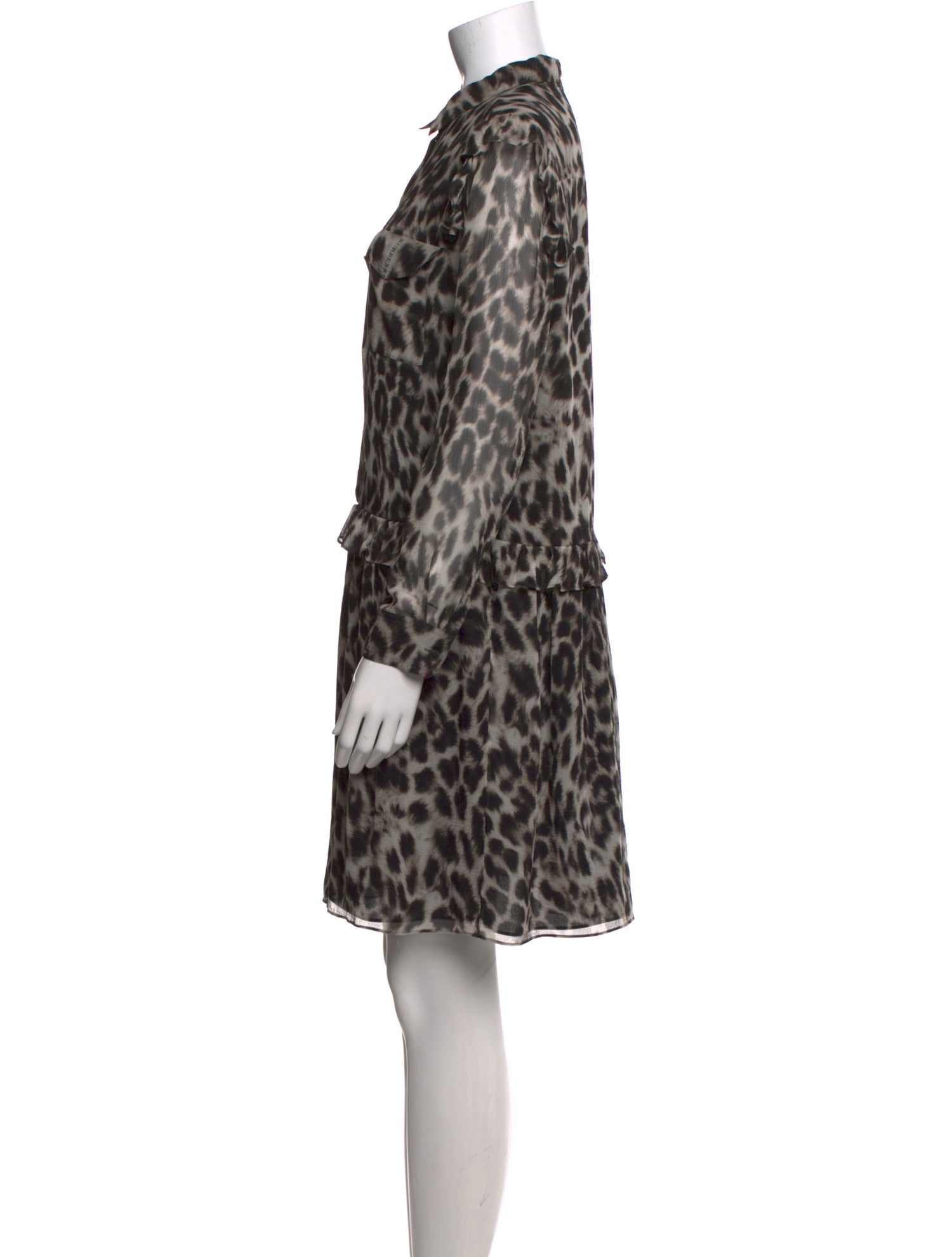 Burberry Silk Knee-Length Dress