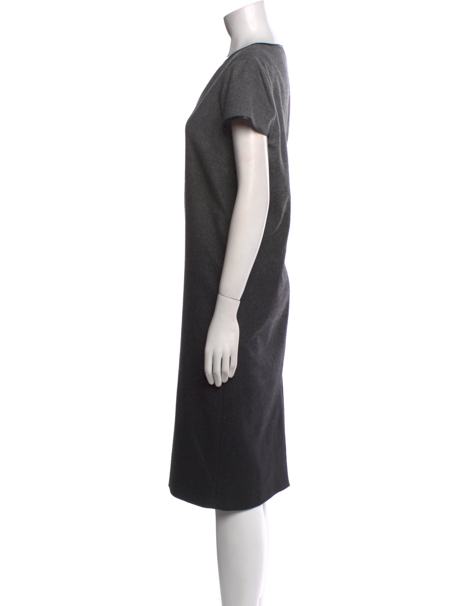 Burberry London Wool Midi Length Dress