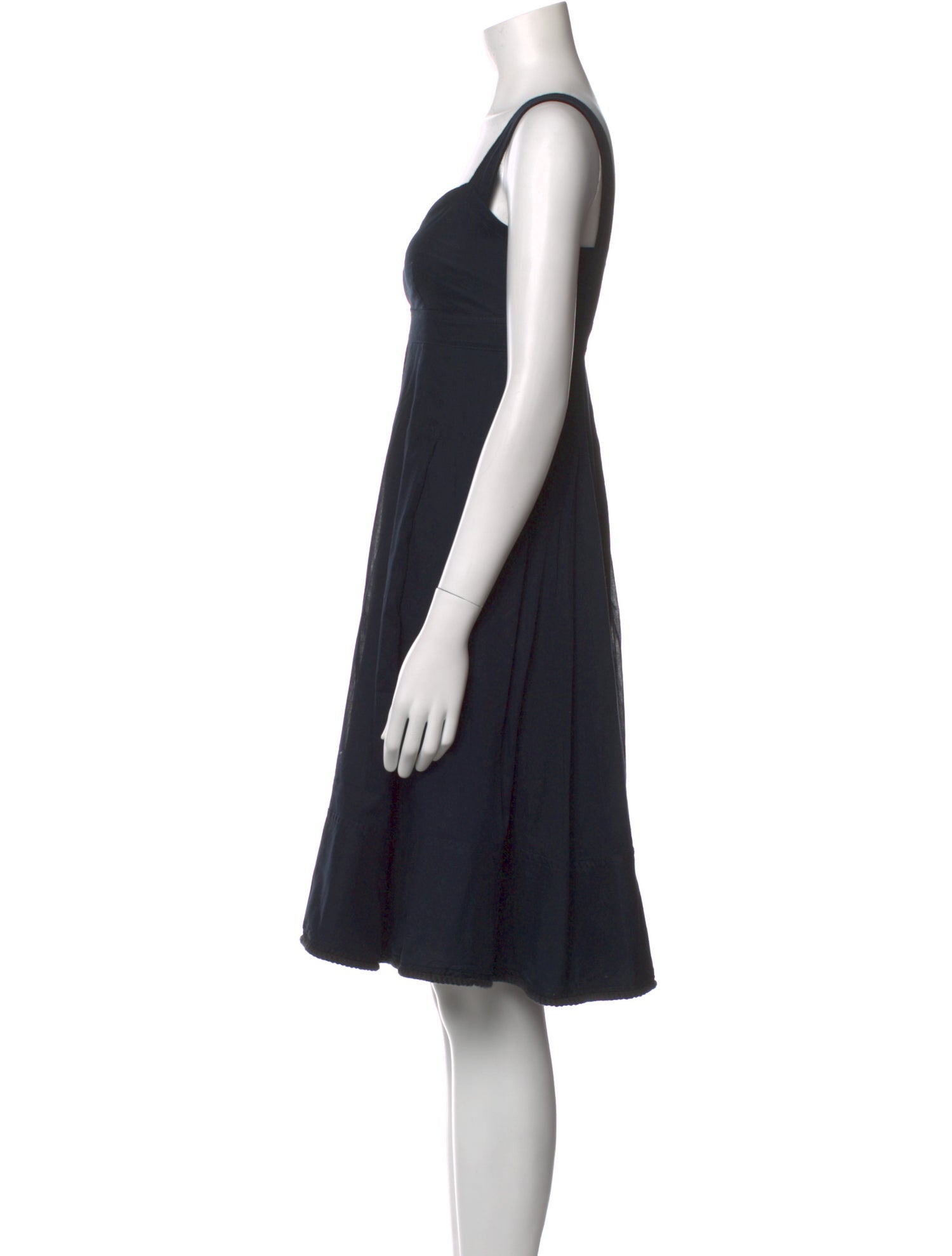 Burberry London V-Neck Knee-Length Dress