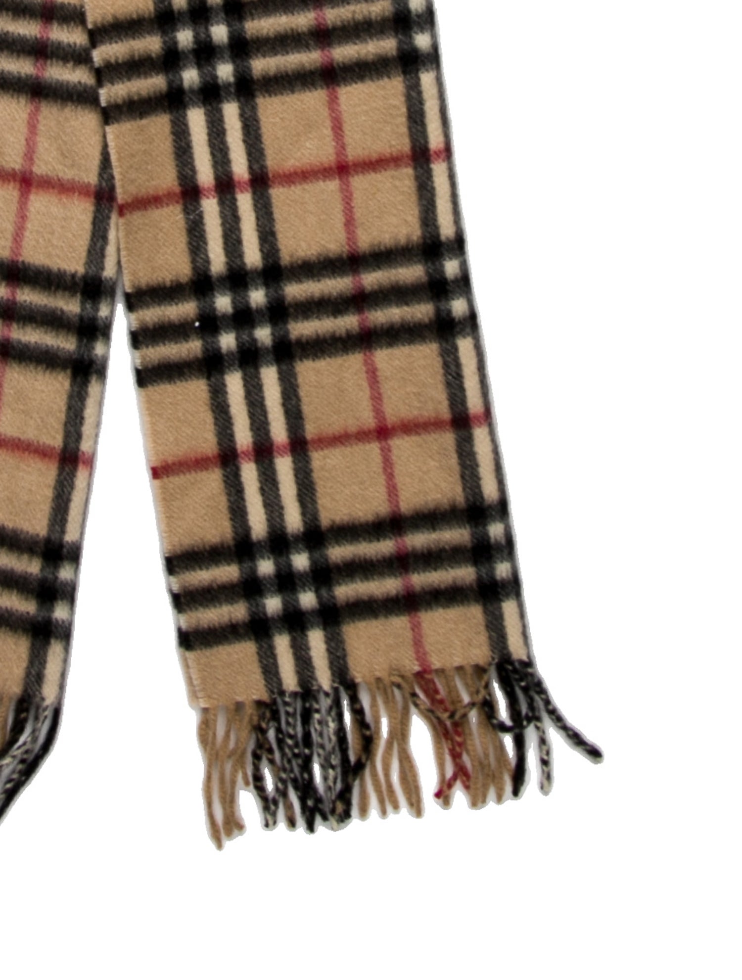 Burberry London Cashmere House Check Pattern Scarf