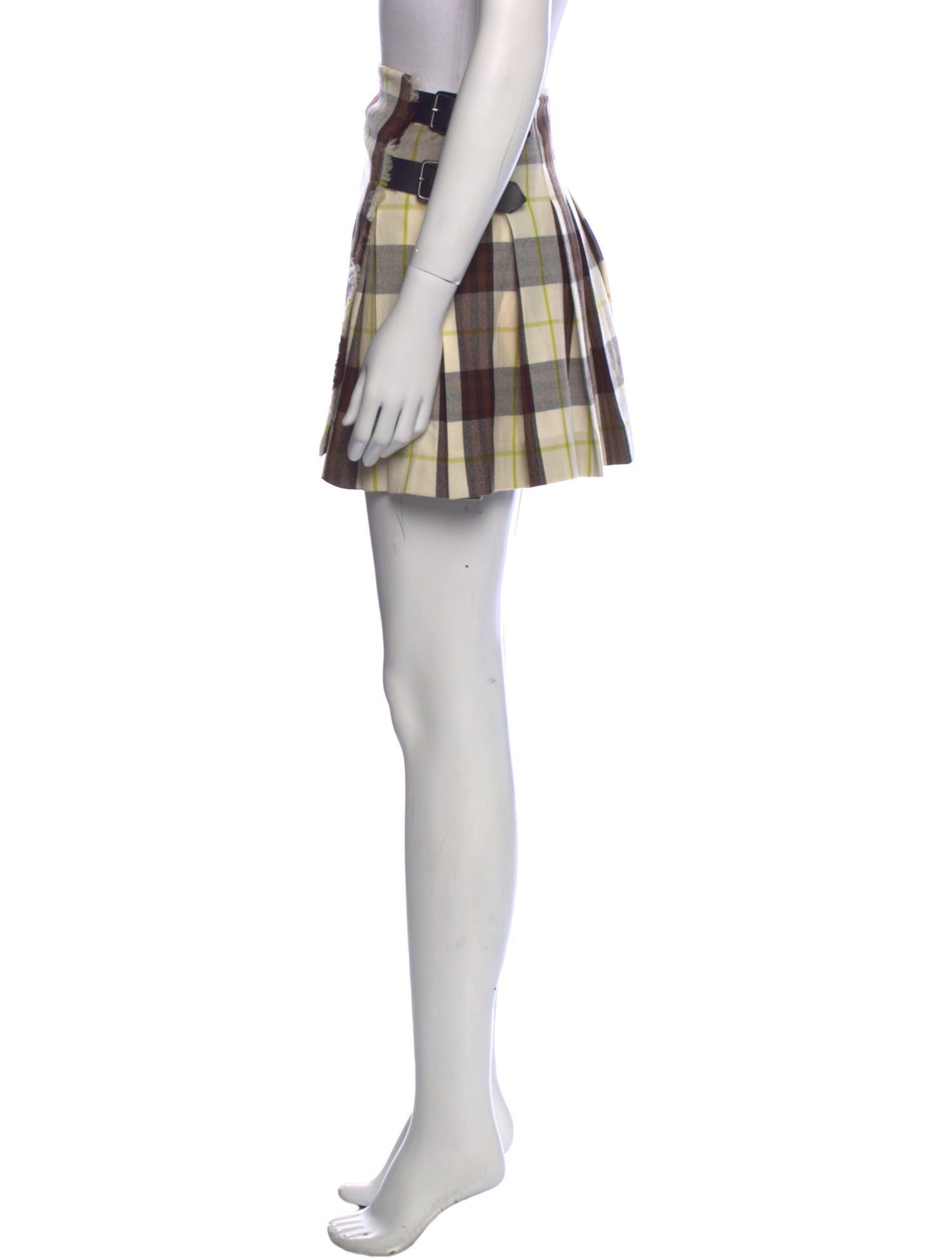 Burberry London Wool Knee-Length Skirt