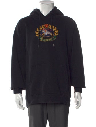 Burberry Graphic Print Crew Neck Hoodie