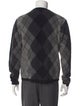 Burberry London Wool Plaid Print Pullover