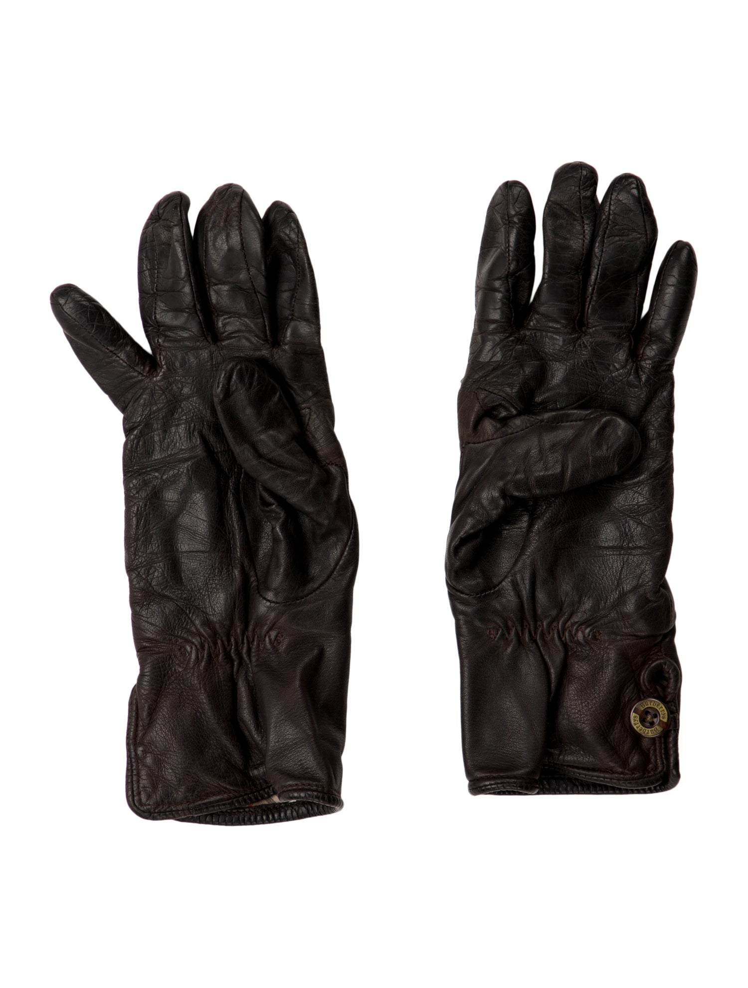 Burberry's Leather Gloves
