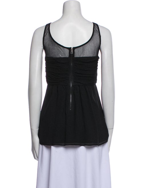 Burberry London Silk Scoop Neck Top