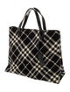 Burberry London Wool Top Handle Bag