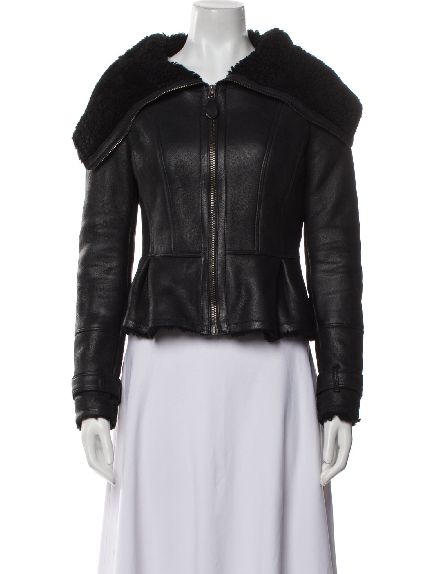 Burberry London Shearling Fur Coat