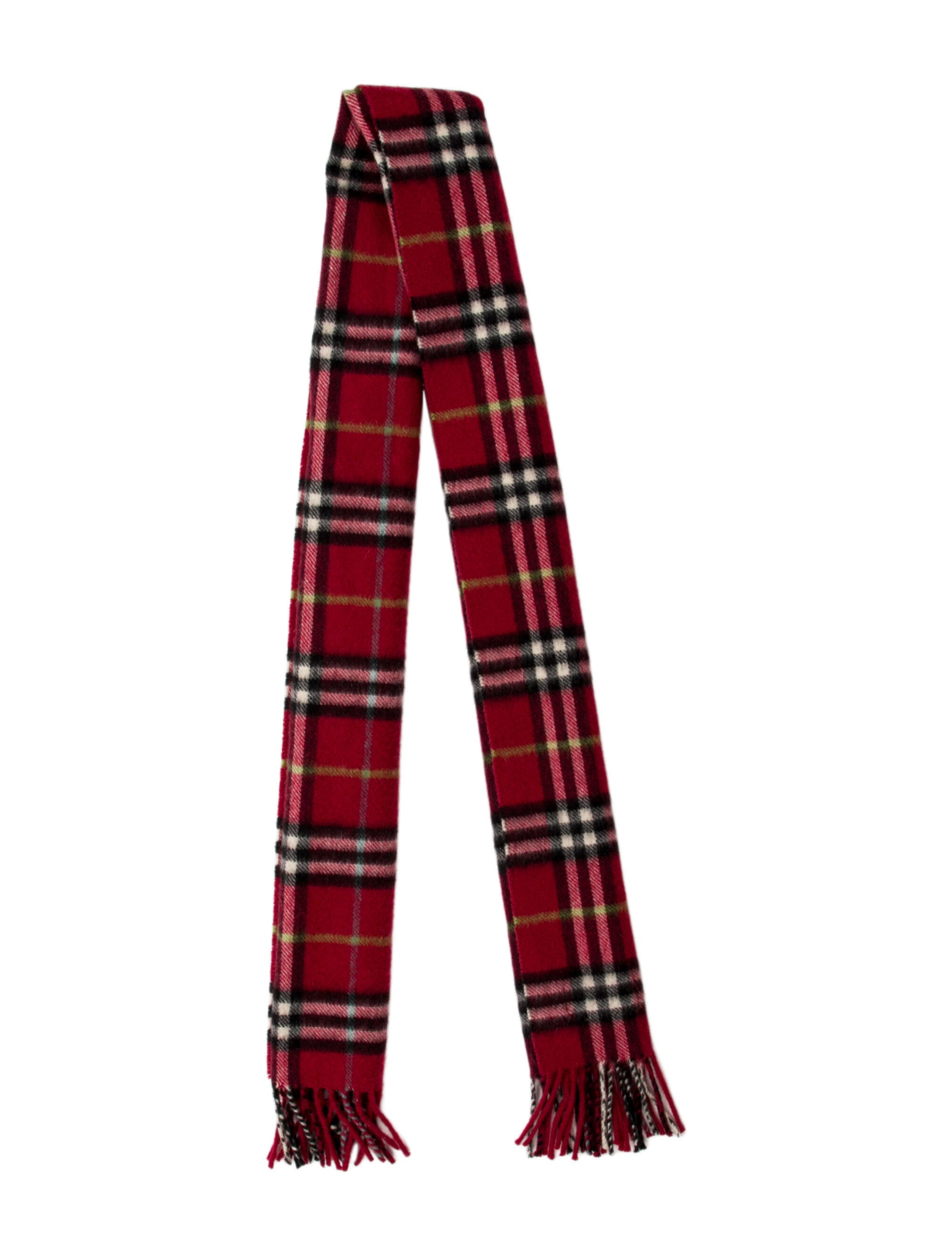 Burberry London Cashmere Nova Check Pattern Scarf