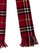 Burberry London Cashmere Nova Check Pattern Scarf