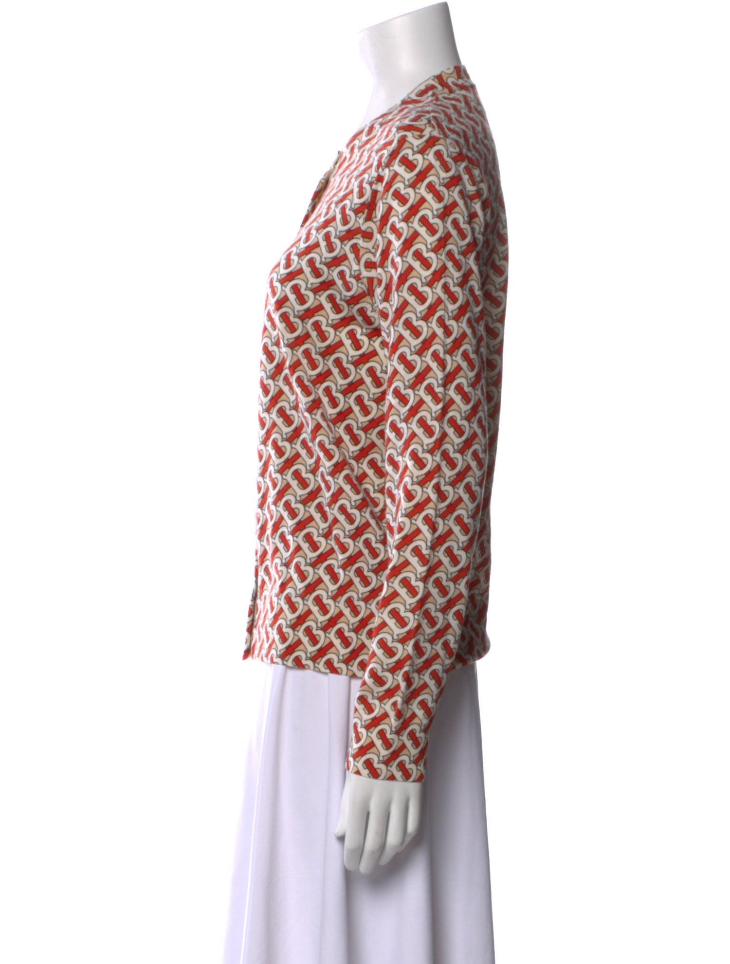 Burberry Cashmere Printed Sweater