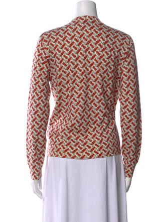 Burberry Cashmere Printed Sweater